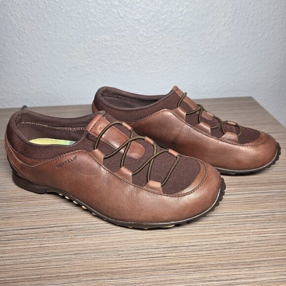 Merrell Shoes - Merrell Meta Stretch Slip-On – Dark Brown - Size: 8.5 (Women's)